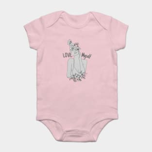 self-love Baby Bodysuit